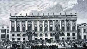 Savoy Prensi Eugene Sarayı, Viyana, Johann Adam Delsenbach (1687-1765) 1721 (gravür) tarafından oyulmuş 