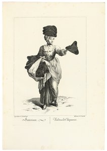 şapka satıcısı by Johann Christian (after) Brand