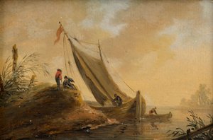 deniz manzarası by Johann Christian Brand