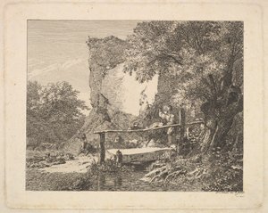 Üç Keçili Bir Çocuk, 1815. by Johann Christian Erhard