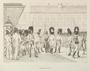 Avusturyalı Grenadiers, 19. yüzyılın başlarında.