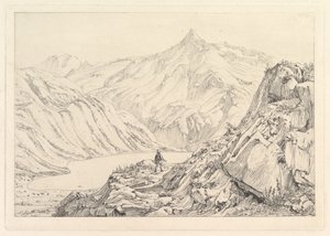 Bockhart Gölü Der Bockhardsee, 19. yüzyılın başlarında. by Johann Christian Erhard