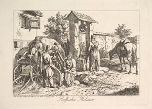 Kuyudaki Kazak, 1815. by Johann Christian Erhard