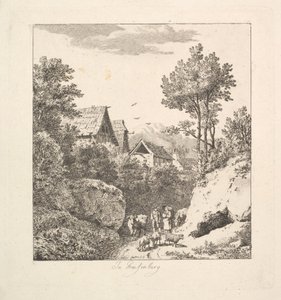 Regenberg'de, 1815. by Johann Christian Erhard