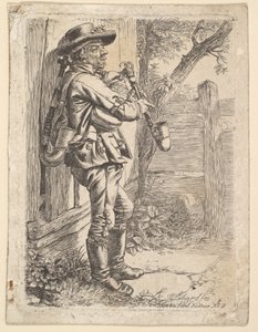 Bagpiper, 1819. by Johann Christian Erhard