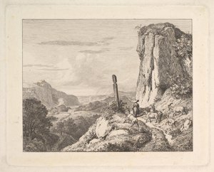 Altı Keçili Genç Kadın, 1815. by Johann Christian Erhard