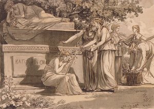 J C Reinhart Arcadia 1785 by Johann Christian Reinhart