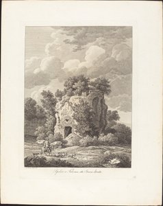 Falerium Etrüsk kentindeki mezar yıkıldı by Johann Christian Reinhart