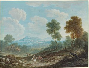 Geniş Vadide Gezginler, c. 1750.