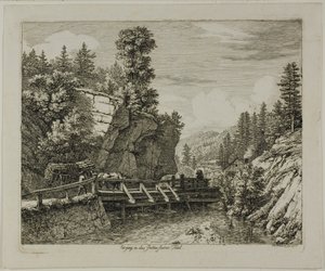 Guttensteiner Vadisi'ne giriş by Johann Christoph Erhard