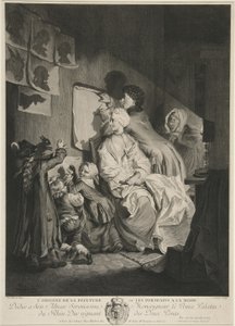 Resmin veya Modaya Uygun Portrelerin Kökeni; bar. 1767