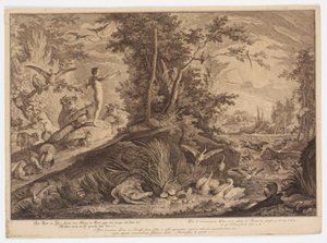 Adam i Edens var by Johann Elias Ridinger