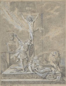 Hıristiyan Erdemleri Alegorisi, 1746. by Johann Elias Ridinger