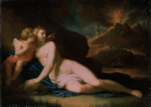 Venüs ve Aşk Tanrısı, 1804 by Johann Friedrich August Tischbein