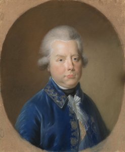 William V, Orange Prensi, 1789 (parşömen üzerine pastel)