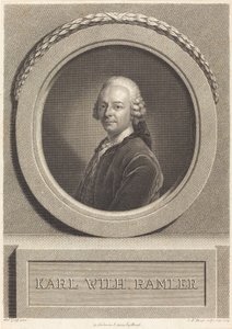 karl ramler by Johann Friedrich Bause after Anton Graff