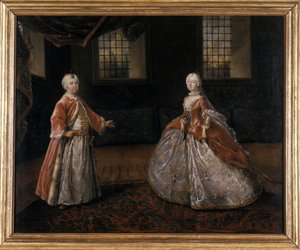 Saxe-Gotha-Altenburg Dükü Friedrich III ve Düşes Luise-Dorothee