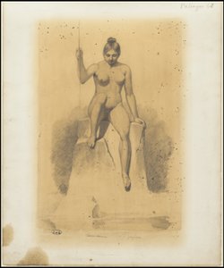 Waldeck'in Orta Amerika'ya ait orijinal sanat eserlerinden oluşan bir koleksiyon, Kutu 1/22 by Johann Friedrich Maximilian von Waldeck