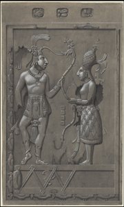 Waldeck'in orijinal Mezoamerika sanat eserlerinden oluşan bir koleksiyon, Kutu 2/22 by Johann Friedrich Maximilian von Waldeck