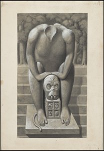 Waldeck'in Orta Amerika'ya ait orijinal sanat eserlerinden oluşan bir koleksiyon, Kutu 5/22 by Johann Friedrich Maximilian von Waldeck