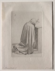 dua eden keşiş by Johann Friedrich Overbeck