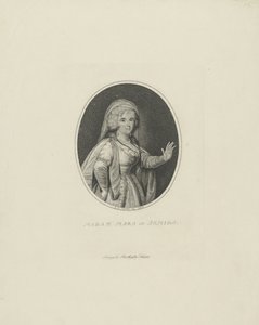 Gertrud Elisabeth Mara, née Schmeling 1749-1833, Armida olarak, 1801. by Johann Friedrich Schröter