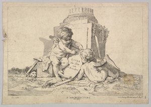 Mimarlık, 18. yüzyıl. by Johann Georg Hertel