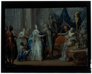 Antiochus ve Stratonike by Johann Georg Platzer