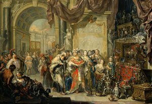 Karun ve Solon by Johann Georg Platzer