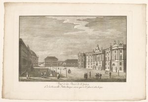 Alte Bibliothek ve Altes Palais ve Sint-Hedwig Katedrali ile Berlin