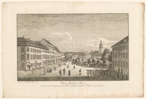 Arka planda Marienkirche ile Berlin