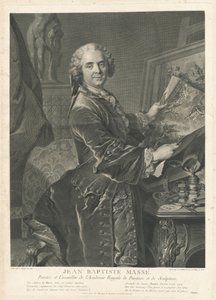 Jean Baptiste Kitlesi by Johann Georg Wille after Louis Tocqué