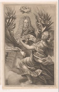 Bir hükümdar portresi, muhtemelen Charles VI, Kutsal Roma İmparatoru by Johann Georg Wolffgang