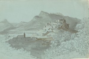 Salzburg manzarası, 1820