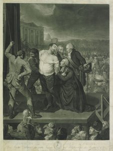 İskele üzerinde Louis XVI, 1795. by Johann Gerhard Huck