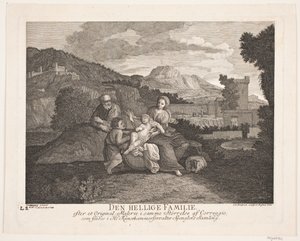 Kutsal Aile by Johann Gottlieb Friedrich