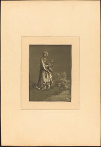 Aziz Barbara by Johann Gottlieb Prestel after Albrecht Altdorfer