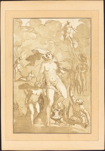 Venüs by Johann Gottlieb Prestel after Jacopo Ligozzi