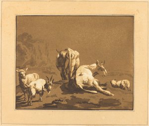 inekler by Johann Gottlieb Prestel after Joseph Wagner
