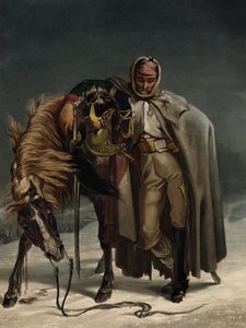 Rus Seferinde İsviçreli Muhafızların Ejderhası, 1812 dolaylarında by Johann Heinrich Bleuler