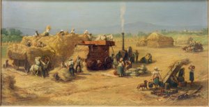 Praunheim yakınlarında hasat