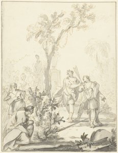 alegorik temsil by Johann Heinrich Keller (II)