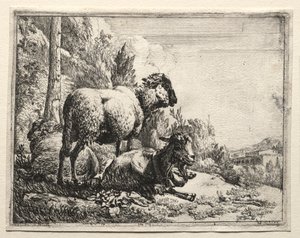 Çanlı Keçi, 1665. by Johann Heinrich Roos