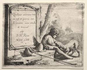 Johann Heinrich Roos Çobanlık serisi, 1665.