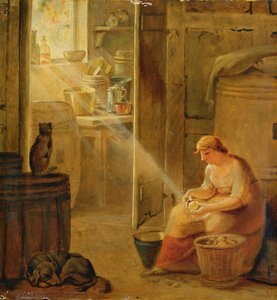 İç Mekan (Patates) by Johann Heinrich Wilhelm Tischbein