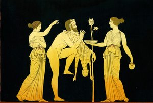 İki maenad, Dionysos