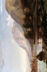 Soğuk Baharda Hudson Nehri, 1861. by Johann Hermann Carmiencke