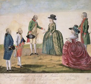 Almanya Kralı II. Joseph (1741-90) ile İmparatoriçe Büyük Katerina (1729-96) arasında 18 Mayıs 1787