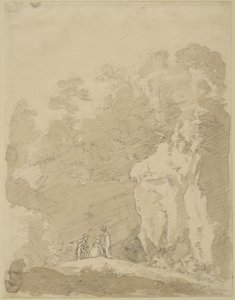 beyefendi ve iki bayan by Johann Jakob Dorner der Jüngere