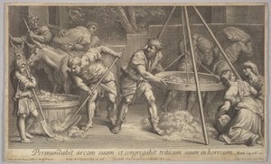 Buğday ve Saman, 1728. by Johann Jakob Frey the Elder